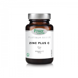 Power of Nature Platinum Range Zinc Plus C, 30tabs